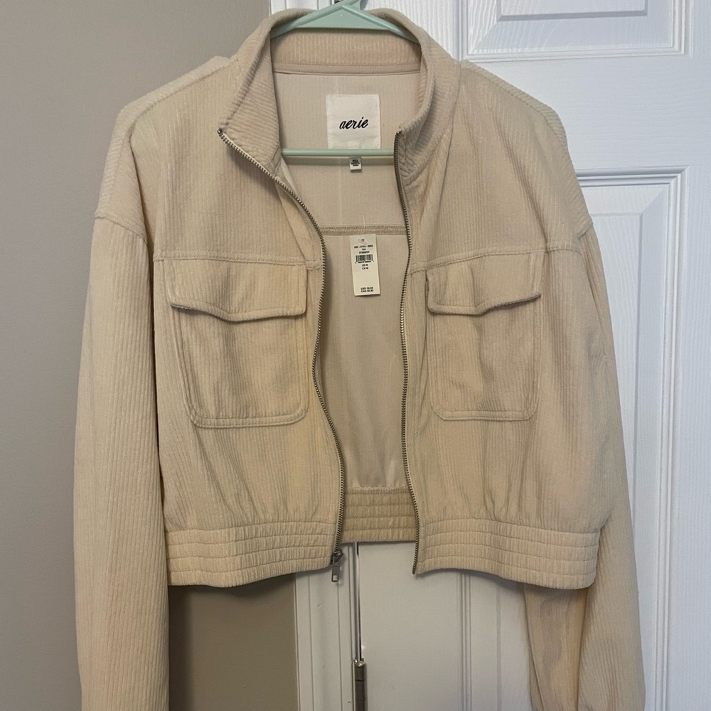 Cropped Corduroy Jacket